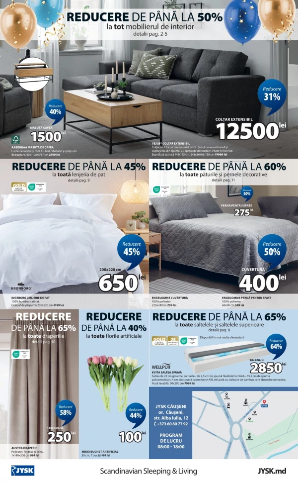 Catalog Jysk - Catalogul cu reduceri, pagina 12: reduceri și oferte 29 septembrie – 7 octombrie 2026