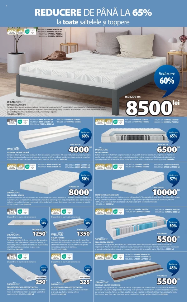 Catalog Jysk - Catalogul cu reduceri, pagina 8: reduceri și oferte 29 septembrie – 7 octombrie 2026
