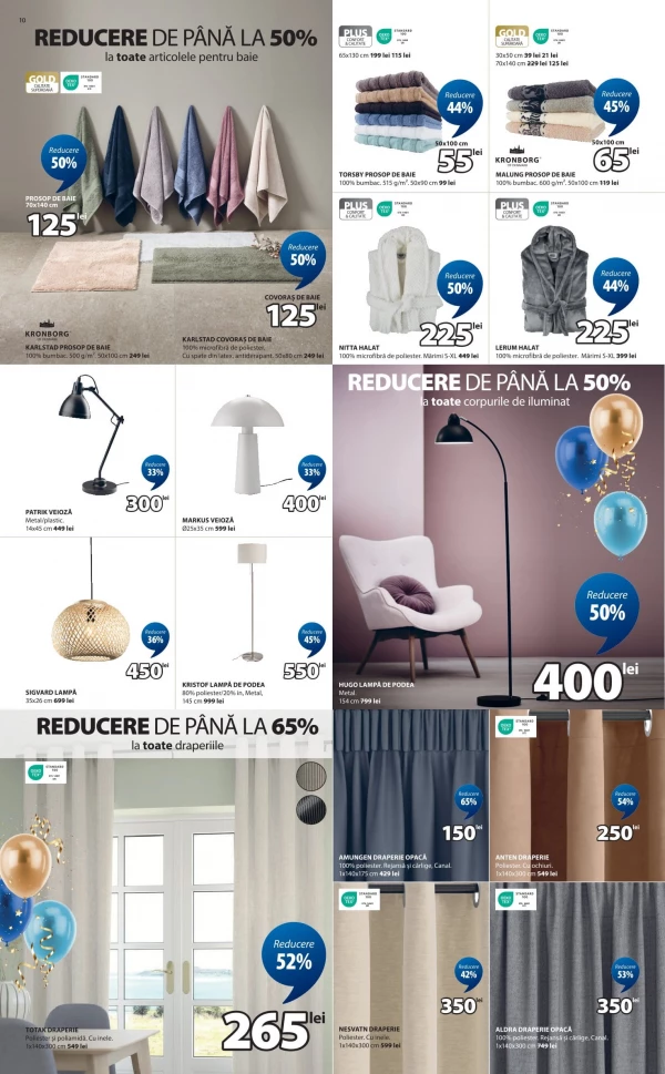 Catalog Jysk - Catalogul cu reduceri, pagina 10: reduceri și oferte 29 septembrie – 7 octombrie 2026