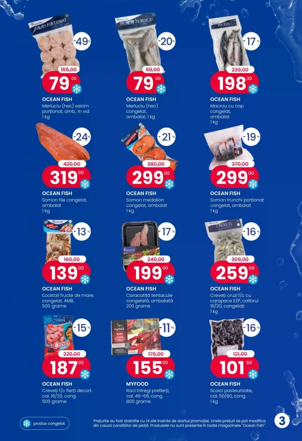 Catalog Ocean Fish - Catalogul cu reduceri, pagina 3: reduceri și oferte 1 octombrie – 1 noiembrie 2026