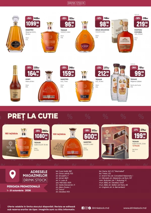 Catalog Drink Stock - Catalogul cu reduceri, pagina 4: reduceri și oferte 1 – 31 octombrie 2026
