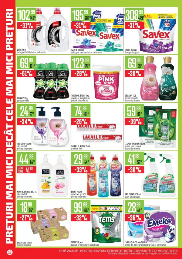 Catalog Mega Alina - Mega Alina Discounter, pagina 10: reduceri și oferte 1 – 31 octombrie 2026