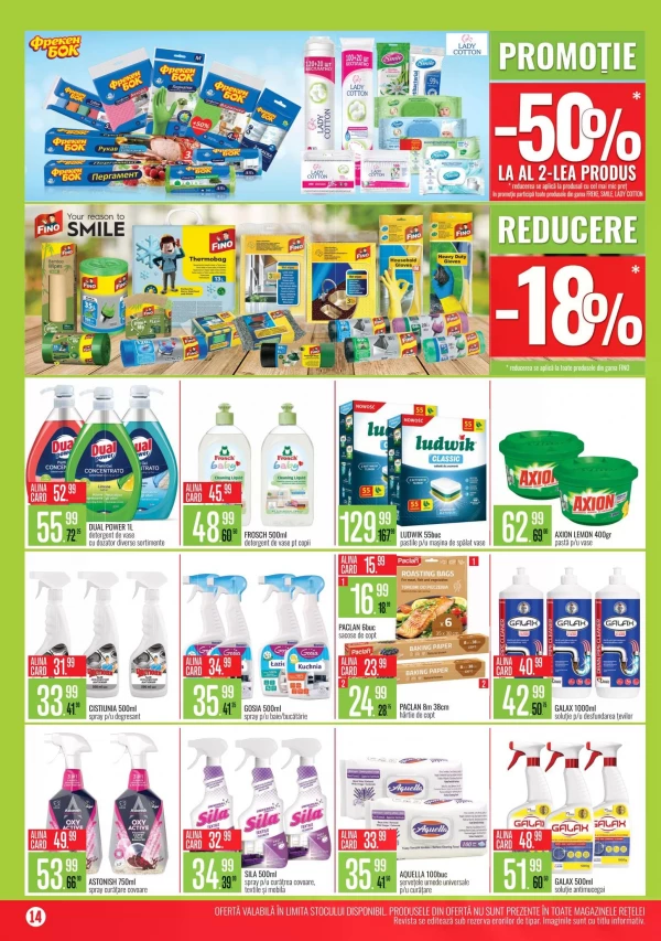 Catalog Mega Alina - Mega Alina Discounter, pagina 14: reduceri și oferte 1 – 31 octombrie 2026