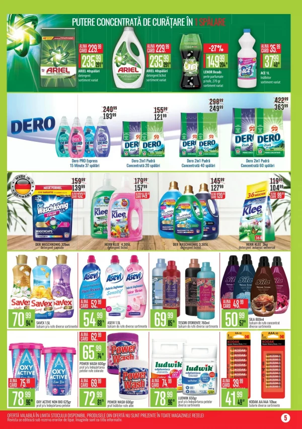 Catalog Mega Alina - Catalogul cu reduceri, pagina 5: reduceri și oferte 1 – 31 octombrie 2026