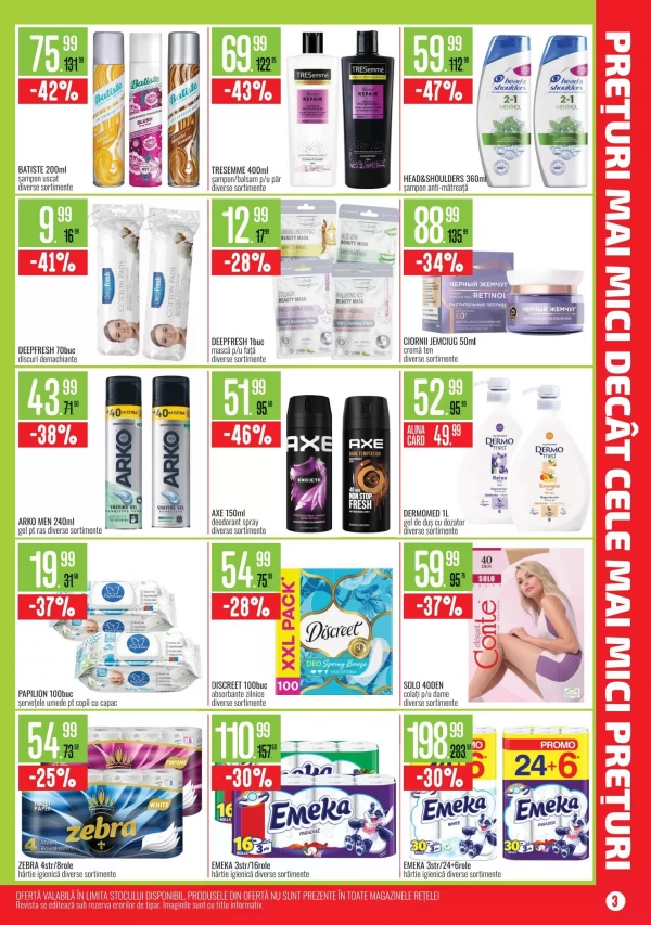 Catalog Mega Alina - Catalogul cu reduceri, pagina 3: reduceri și oferte 1 – 31 octombrie 2026