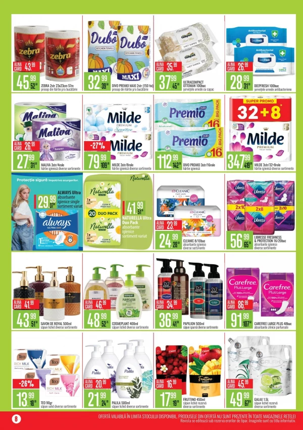 Catalog Mega Alina - Catalogul cu reduceri, pagina 8: reduceri și oferte 1 – 31 octombrie 2026