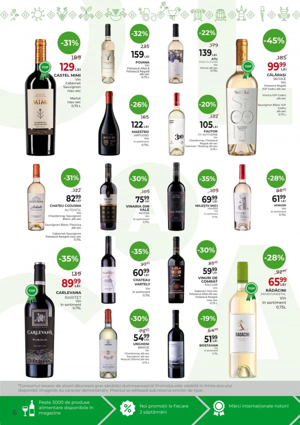 Catalog AlcoMarket - Catalogul cu reduceri, pagina 6: reduceri și oferte 8 – 21 octombrie 2026