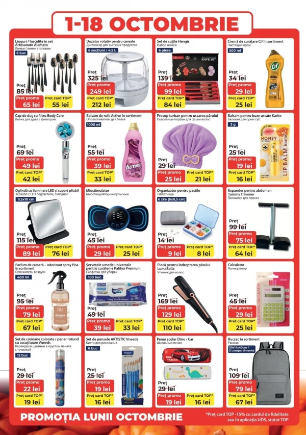 Catalog Telemarket - Catalogul cu reduceri, pagina 3: reduceri și oferte 1 – 18 octombrie 2026