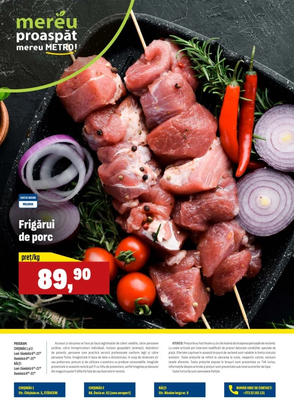 Catalog Metro - Oferte săptămânale la produse proaspete, pagina 4: reduceri și oferte 8 – 14 octombrie 2026