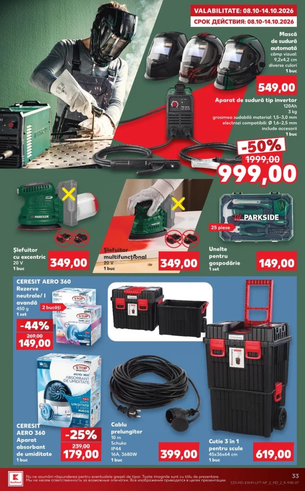 Catalog Kaufland - Catalogul cu reduceri, pagina 33: reduceri și oferte 8 – 14 octombrie 2026
