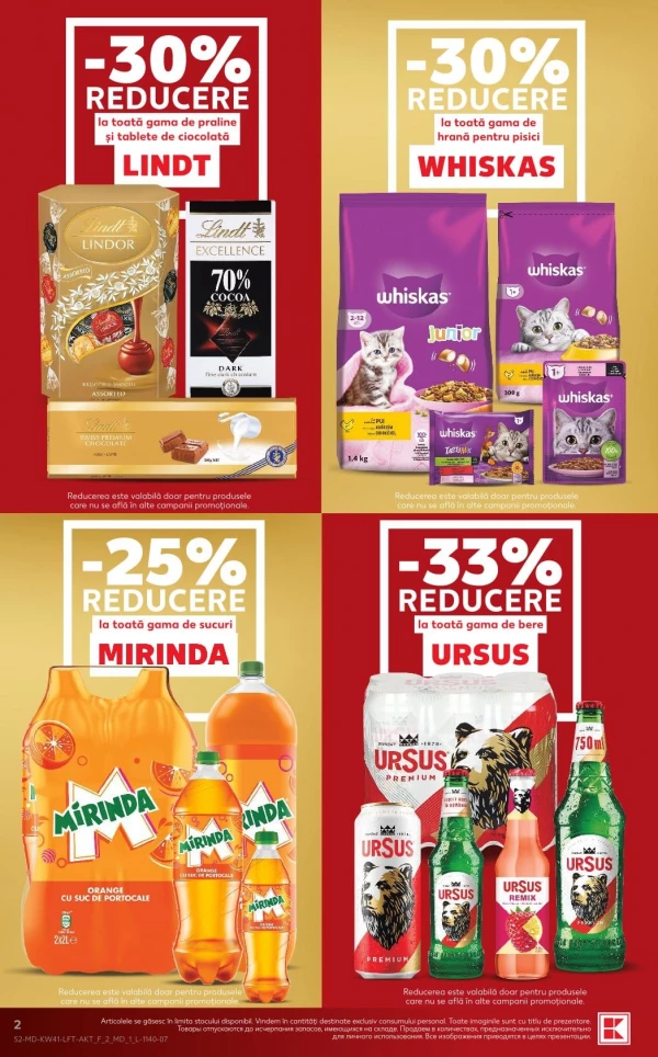 Catalog Kaufland - Catalogul cu reduceri, pagina 2: reduceri și oferte 8 – 14 octombrie 2026