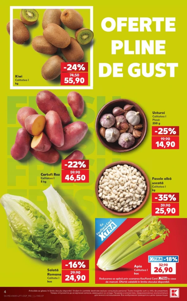 Catalog Kaufland - Catalogul cu reduceri, pagina 4: reduceri și oferte 8 – 14 octombrie 2026