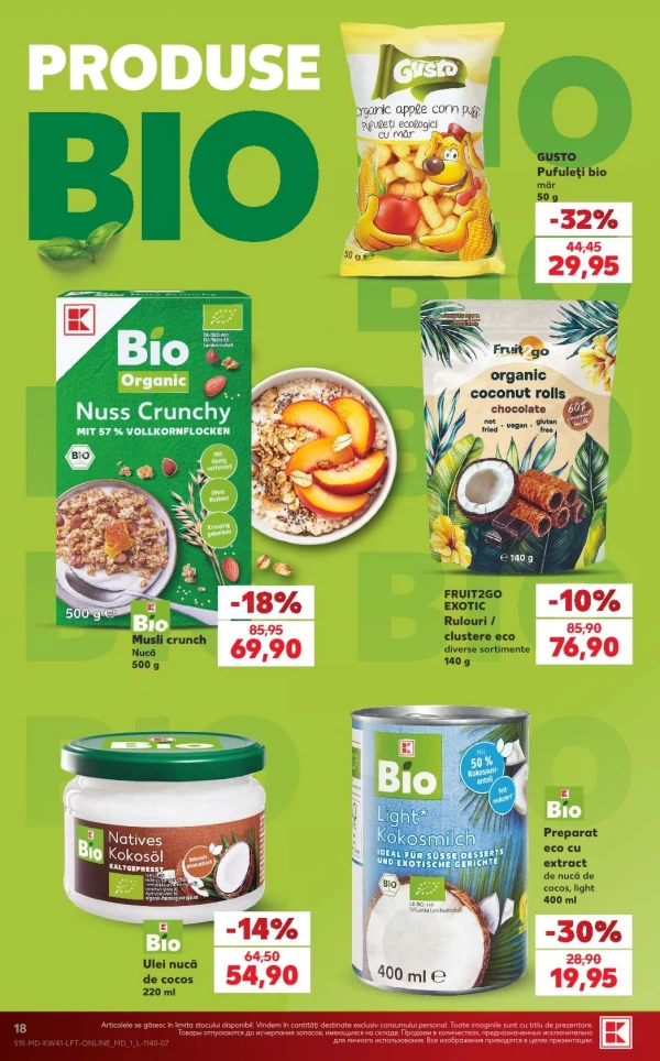Catalog Kaufland - Catalogul cu reduceri, pagina 18: reduceri și oferte 8 – 14 octombrie 2026