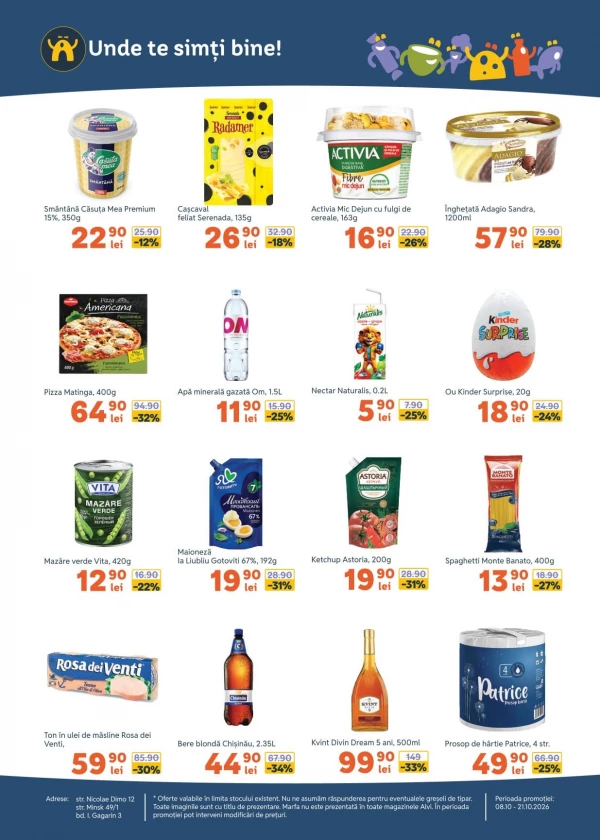 Catalog Alvi Market - Catalogul cu reduceri, pagina 2: reduceri și oferte 8 – 21 octombrie 2026
