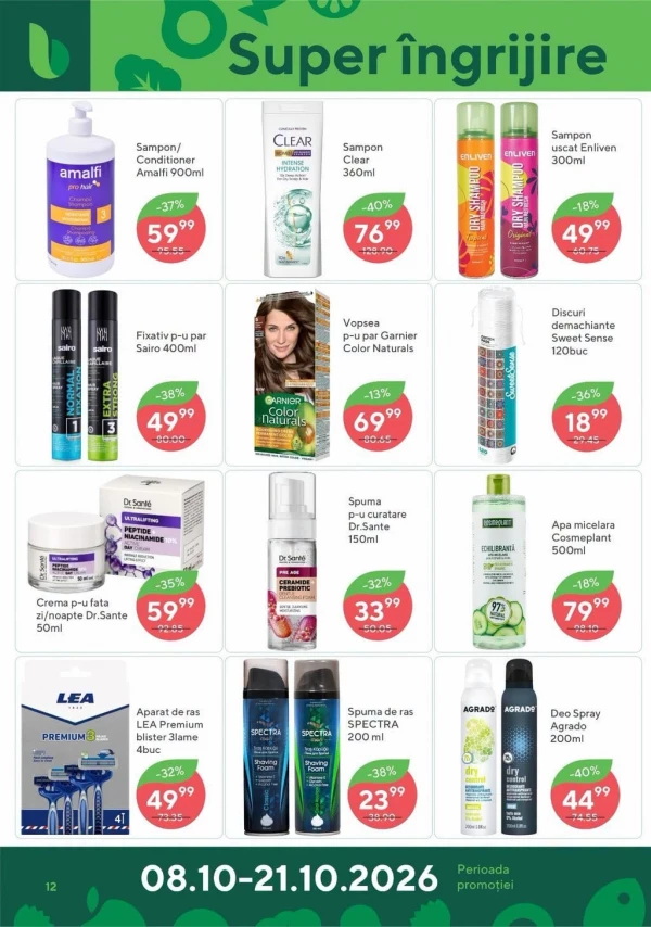 Catalog Bonus - Catalogul cu reduceri, pagina 12: reduceri și oferte 8 – 21 octombrie 2026