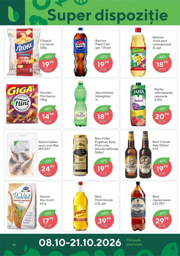 Catalog Bonus - Catalogul cu reduceri, pagina 10: reduceri și oferte 8 – 21 octombrie 2026