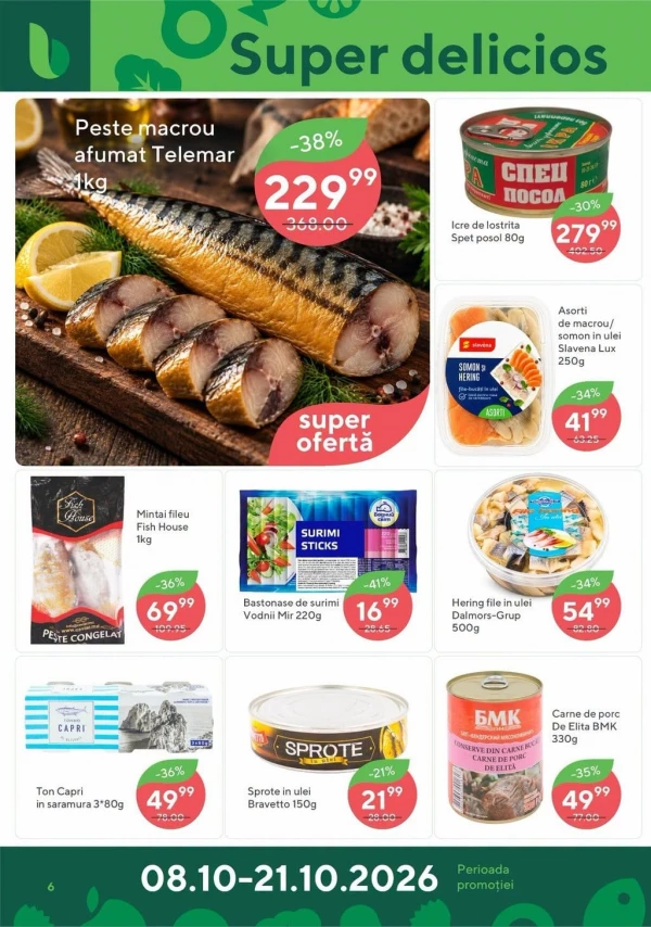 Catalog Bonus - Catalogul cu reduceri, pagina 6: reduceri și oferte 8 – 21 octombrie 2026