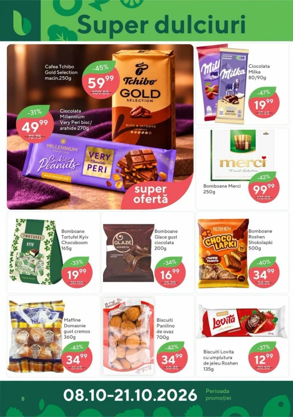 Catalog Bonus - Catalogul cu reduceri, pagina 8: reduceri și oferte 8 – 21 octombrie 2026