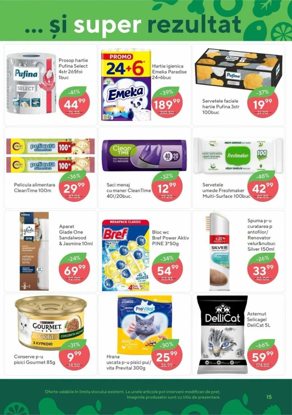 Catalog Bonus - Catalogul cu reduceri, pagina 15: reduceri și oferte 8 – 21 octombrie 2026