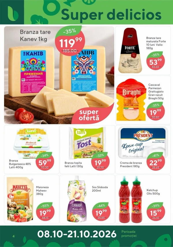 Catalog Bonus - Catalogul cu reduceri, pagina 4: reduceri și oferte 8 – 21 octombrie 2026