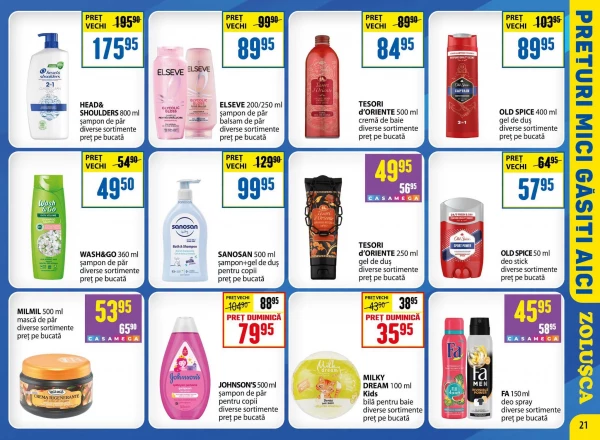 Catalog Zoluşca - Catalogul cu reduceri, pagina 21: reduceri și oferte 12 octombrie – 15 noiembrie 2026