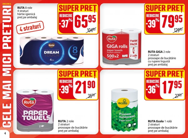 Catalog Zoluşca - Catalogul cu reduceri, pagina 4: reduceri și oferte 12 octombrie – 15 noiembrie 2026