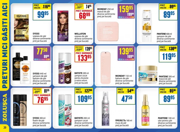 Catalog Zoluşca - Catalogul cu reduceri, pagina 20: reduceri și oferte 12 octombrie – 15 noiembrie 2026