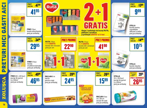 Catalog Zoluşca - Catalogul cu reduceri, pagina 16: reduceri și oferte 12 octombrie – 15 noiembrie 2026