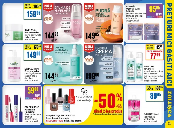 Catalog Zoluşca - Catalogul cu reduceri, pagina 23: reduceri și oferte 12 octombrie – 15 noiembrie 2026