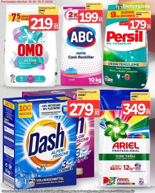 Catalog Detergino - Catalogul cu reduceri, pagina 12: reduceri și oferte 16 octombrie – 15 noiembrie 2026