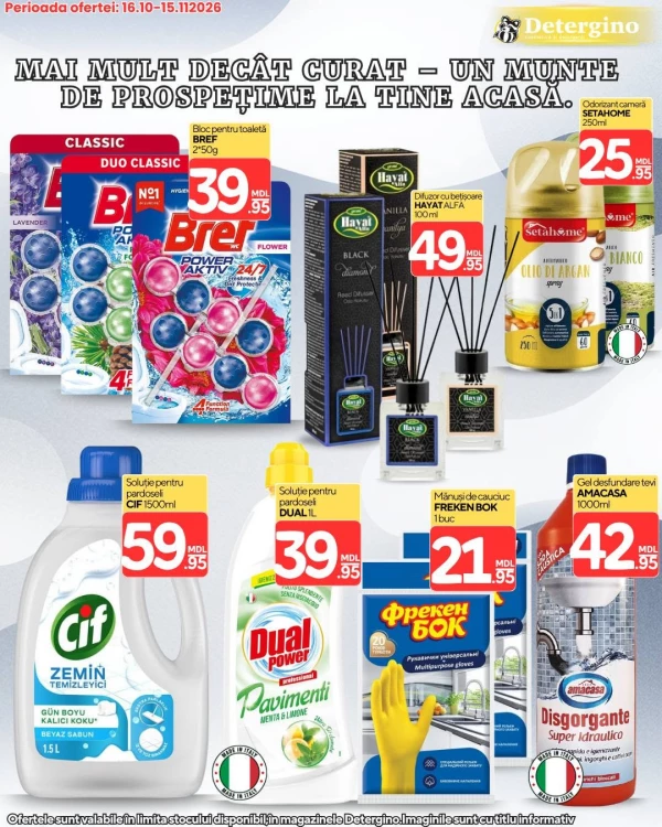 Catalog Detergino - Catalogul cu reduceri, pagina 8: reduceri și oferte 16 octombrie – 15 noiembrie 2026