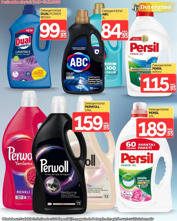 Catalog Detergino - Catalogul cu reduceri, pagina 11: reduceri și oferte 16 octombrie – 15 noiembrie 2026