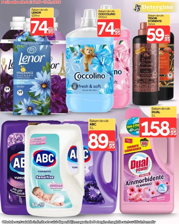 Catalog Detergino - Catalogul cu reduceri, pagina 9: reduceri și oferte 16 octombrie – 15 noiembrie 2026