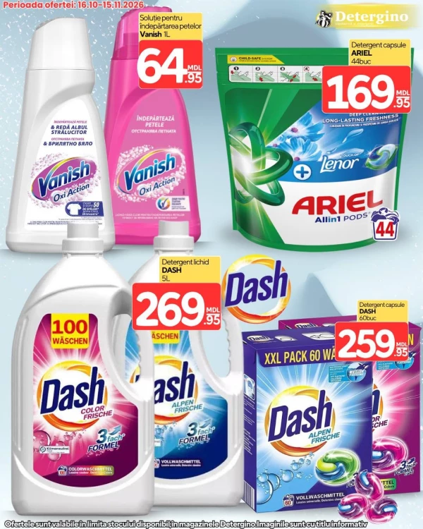 Catalog Detergino - Catalogul cu reduceri, pagina 10: reduceri și oferte 16 octombrie – 15 noiembrie 2026