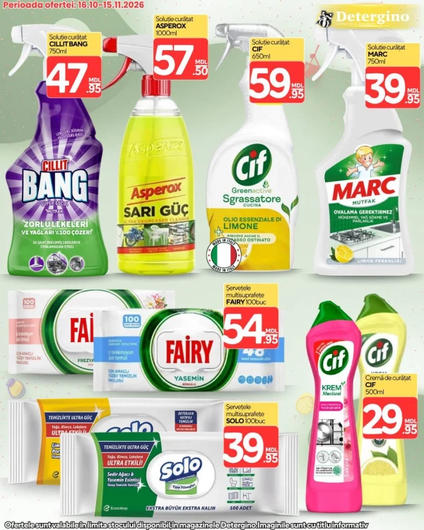 Catalog Detergino - Catalogul cu reduceri, pagina 7: reduceri și oferte 16 octombrie – 15 noiembrie 2026
