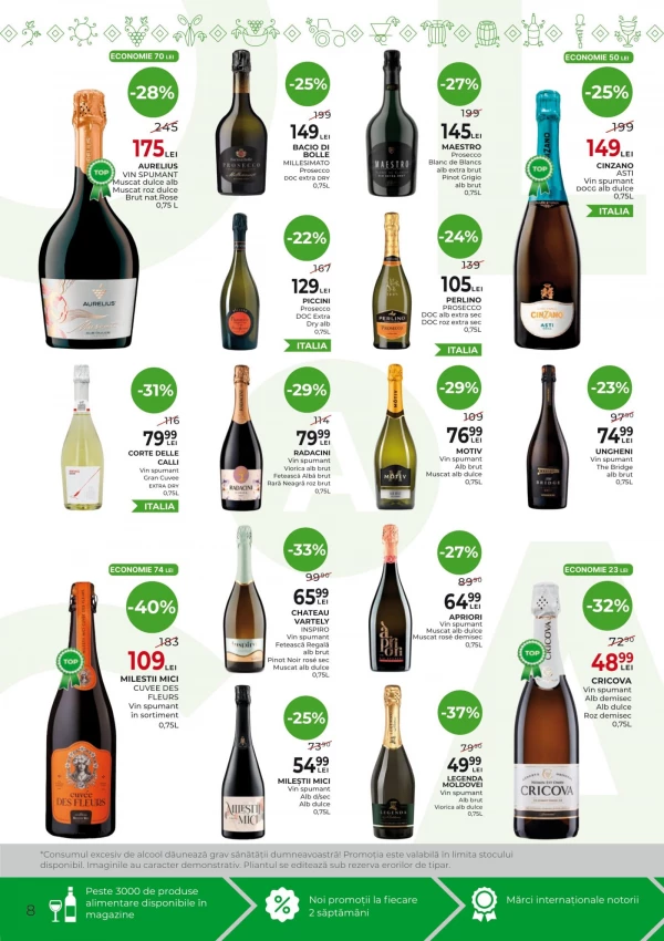 Catalog AlcoMarket - Catalogul cu reduceri, pagina 8: reduceri și oferte 22 octombrie – 4 noiembrie 2026