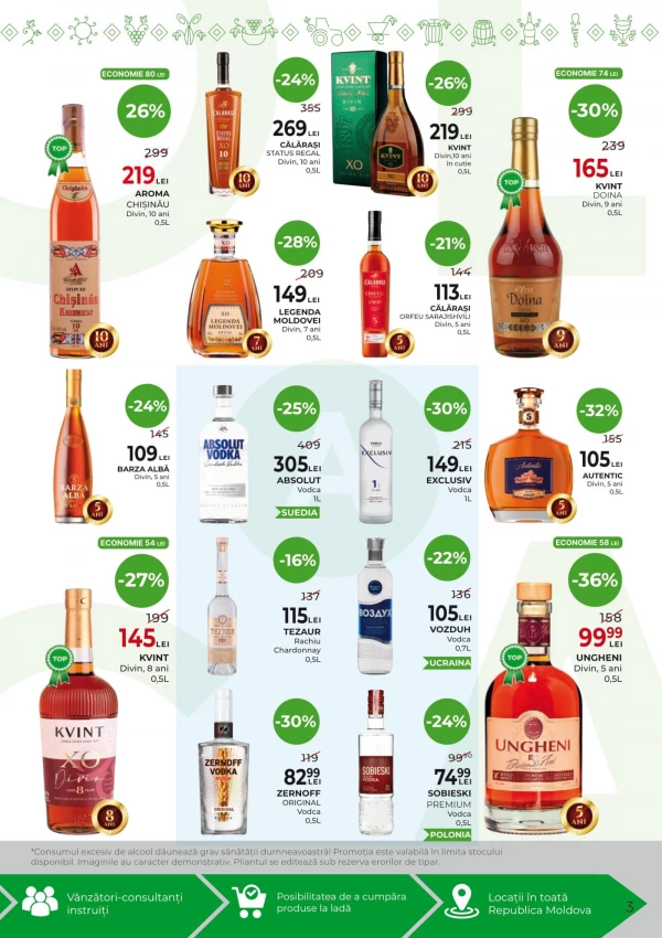 Catalog AlcoMarket - Catalogul cu reduceri, pagina 3: reduceri și oferte 22 octombrie – 4 noiembrie 2026