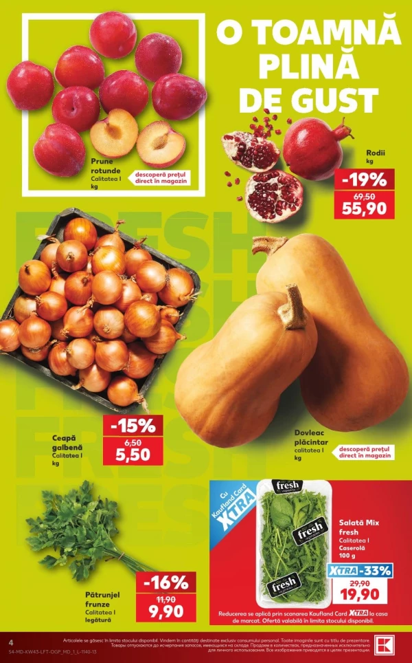 Catalog Kaufland - Catalogul cu reduceri, pagina 4: reduceri și oferte 22 – 28 octombrie 2026