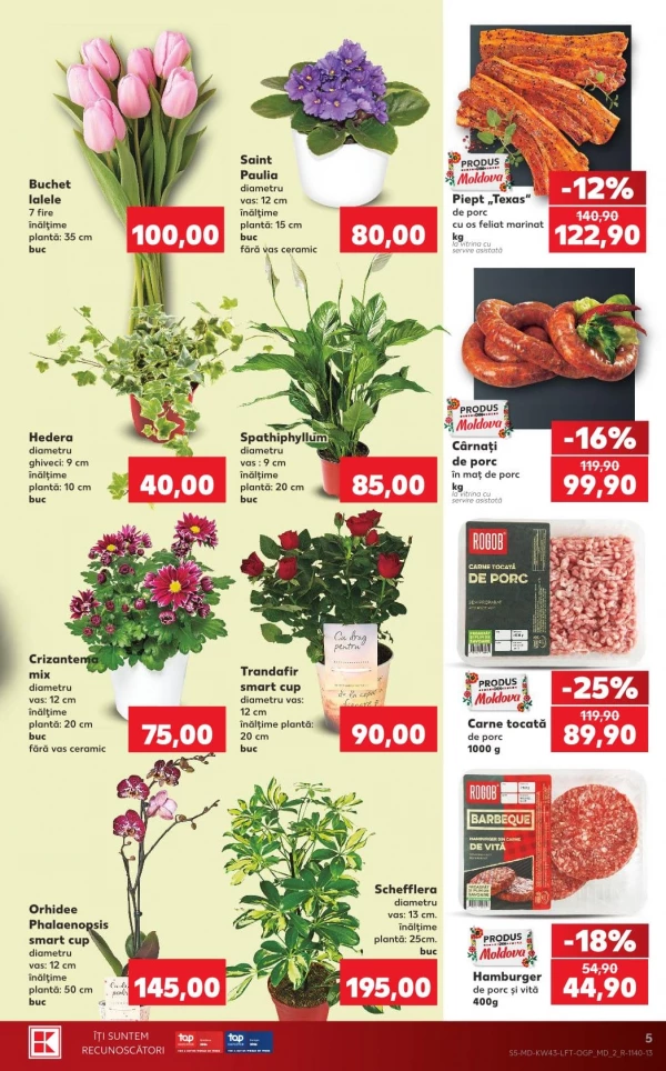 Catalog Kaufland - Catalogul cu reduceri, pagina 5: reduceri și oferte 22 – 28 octombrie 2026