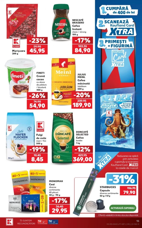 Catalog Kaufland - Catalogul cu reduceri, pagina 15: reduceri și oferte 22 – 28 octombrie 2026