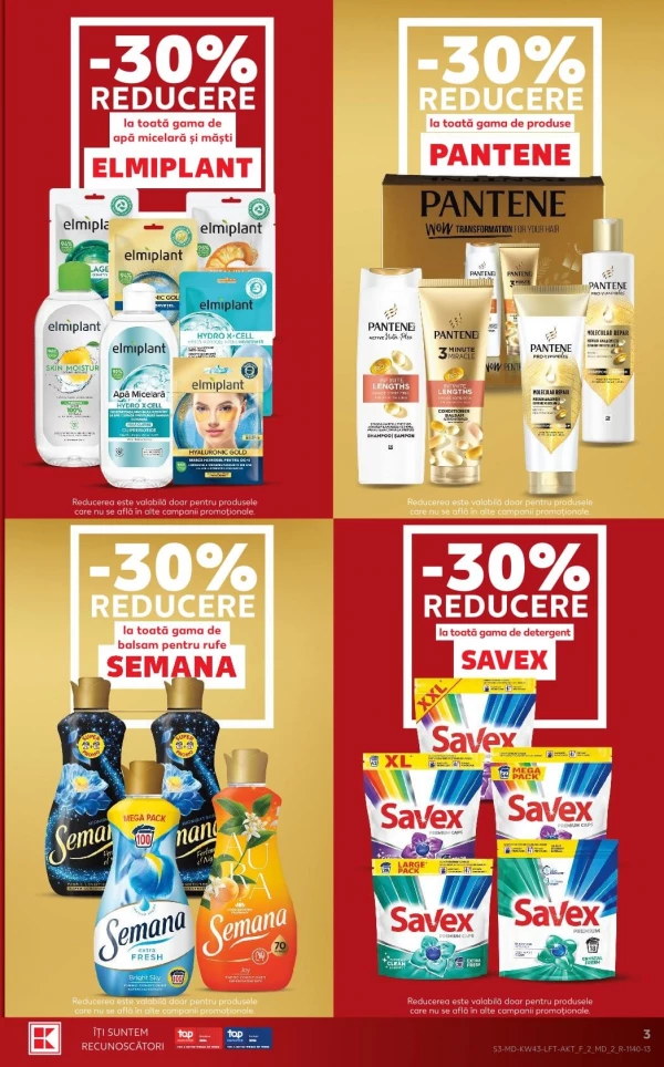 Catalog Kaufland - Catalogul cu reduceri, pagina 3: reduceri și oferte 22 – 28 octombrie 2026