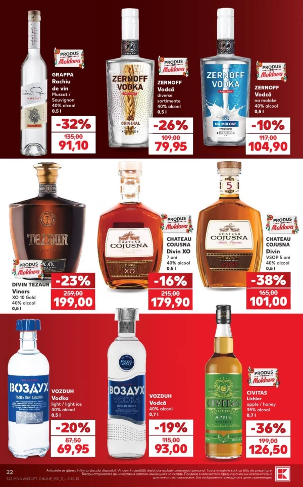 Catalog Kaufland - Catalogul cu reduceri, pagina 22: reduceri și oferte 22 – 28 octombrie 2026
