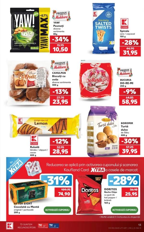 Catalog Kaufland - Catalogul cu reduceri, pagina 13: reduceri și oferte 22 – 28 octombrie 2026