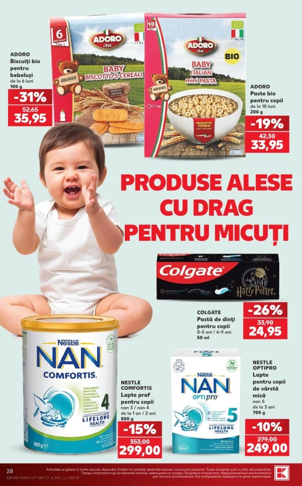Catalog Kaufland - Catalogul cu reduceri, pagina 28: reduceri și oferte 22 – 28 octombrie 2026
