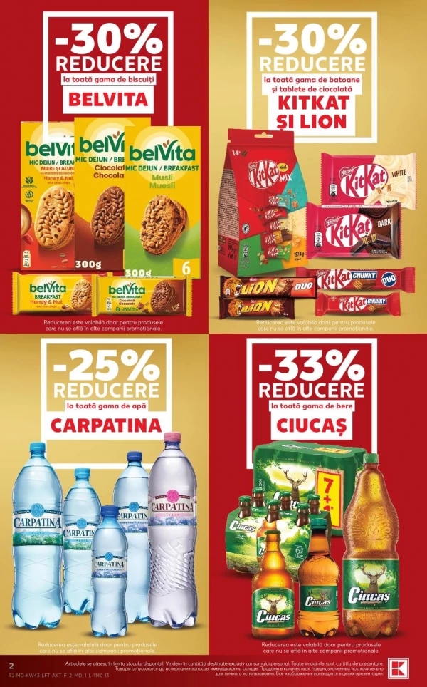 Catalog Kaufland - Catalogul cu reduceri, pagina 2: reduceri și oferte 22 – 28 octombrie 2026