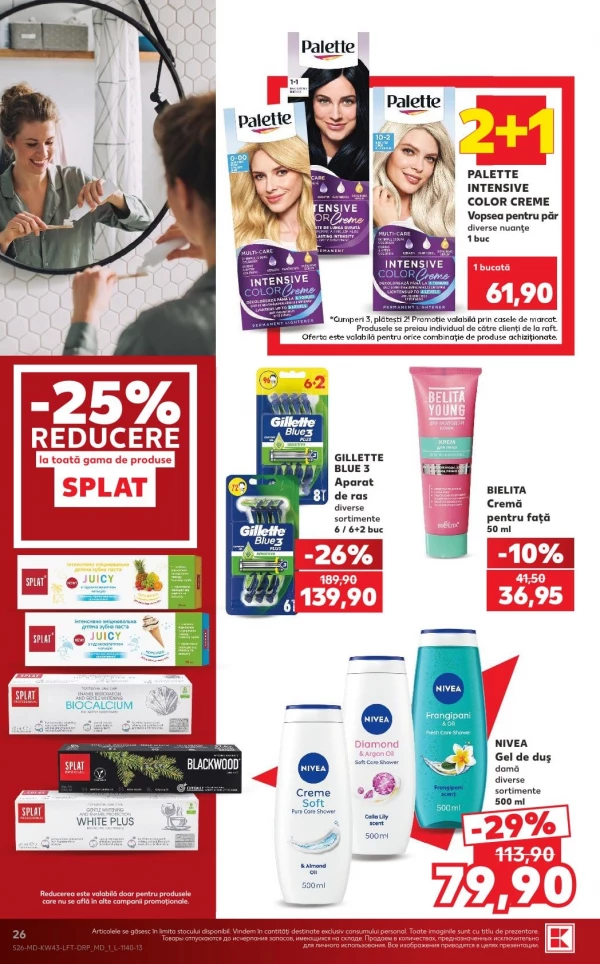 Catalog Kaufland - Catalogul cu reduceri, pagina 26: reduceri și oferte 22 – 28 octombrie 2026