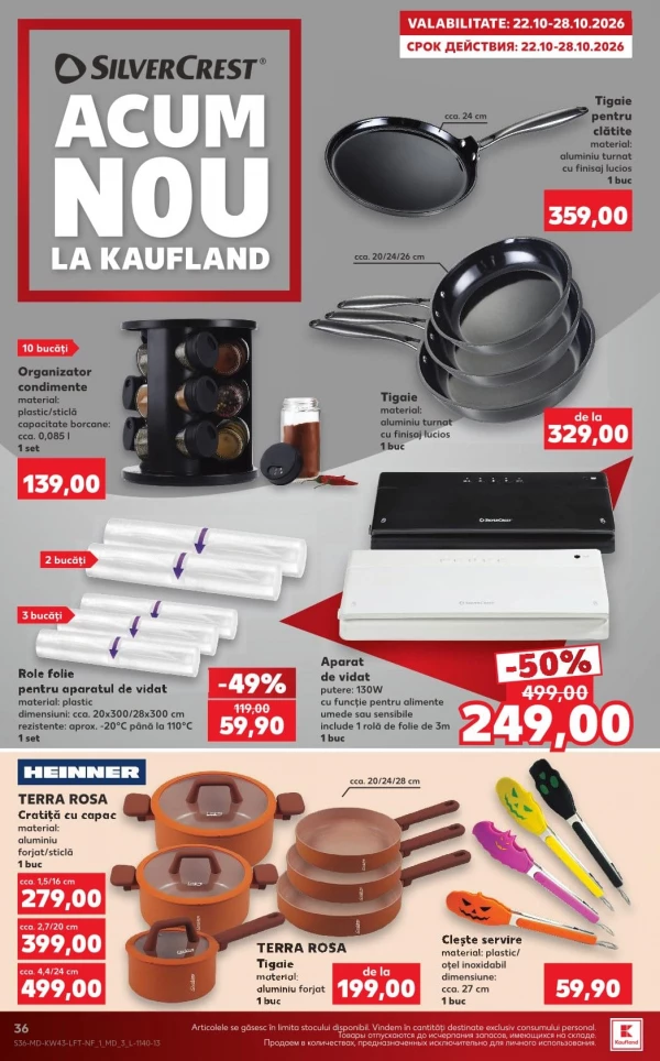 Catalog Kaufland - Catalogul cu reduceri, pagina 36: reduceri și oferte 22 – 28 octombrie 2026