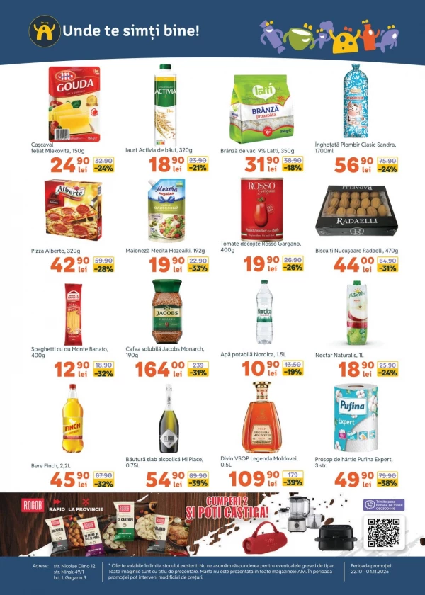 Catalog Alvi Market - Catalogul cu reduceri, pagina 2: reduceri și oferte 22 octombrie – 4 noiembrie 2026