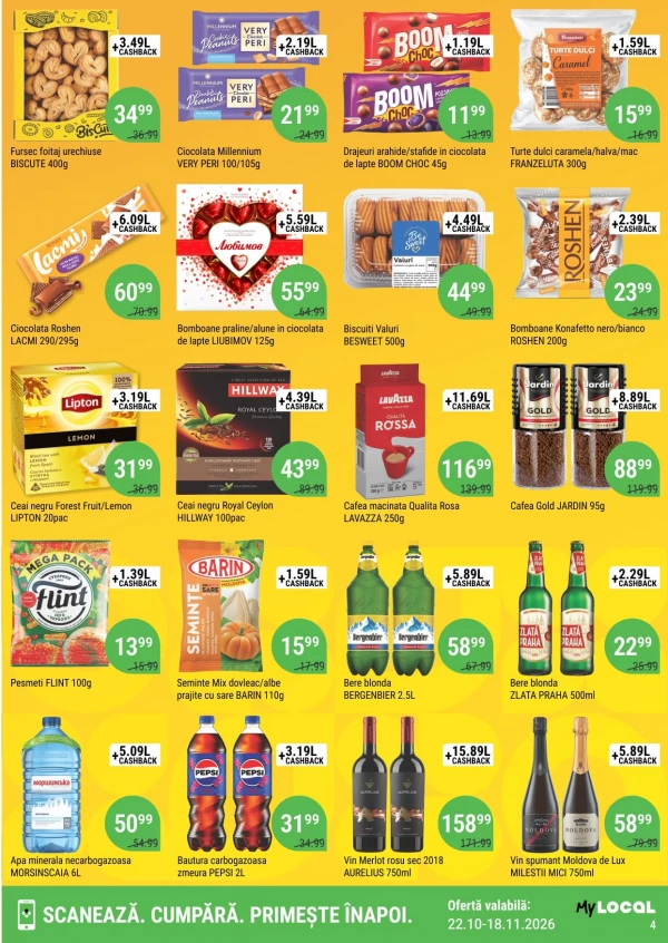 Catalog Local - Cashback catalog, pagina 4: reduceri și oferte 22 octombrie – 18 noiembrie 2026