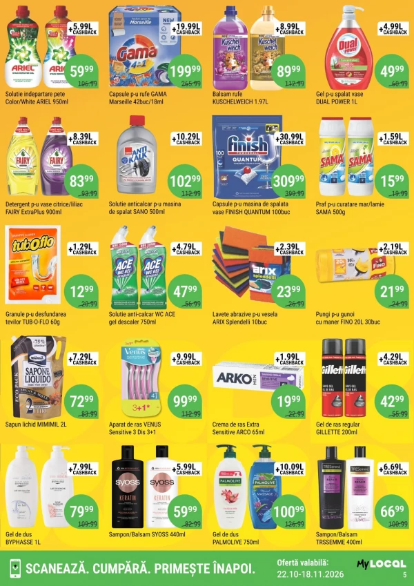 Catalog Local - Cashback catalog, pagina 5: reduceri și oferte 22 octombrie – 18 noiembrie 2026